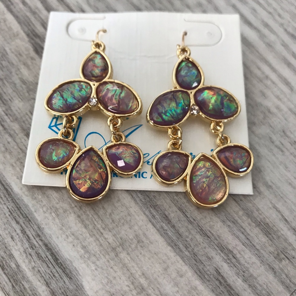 Multicolored Gem Earrings
